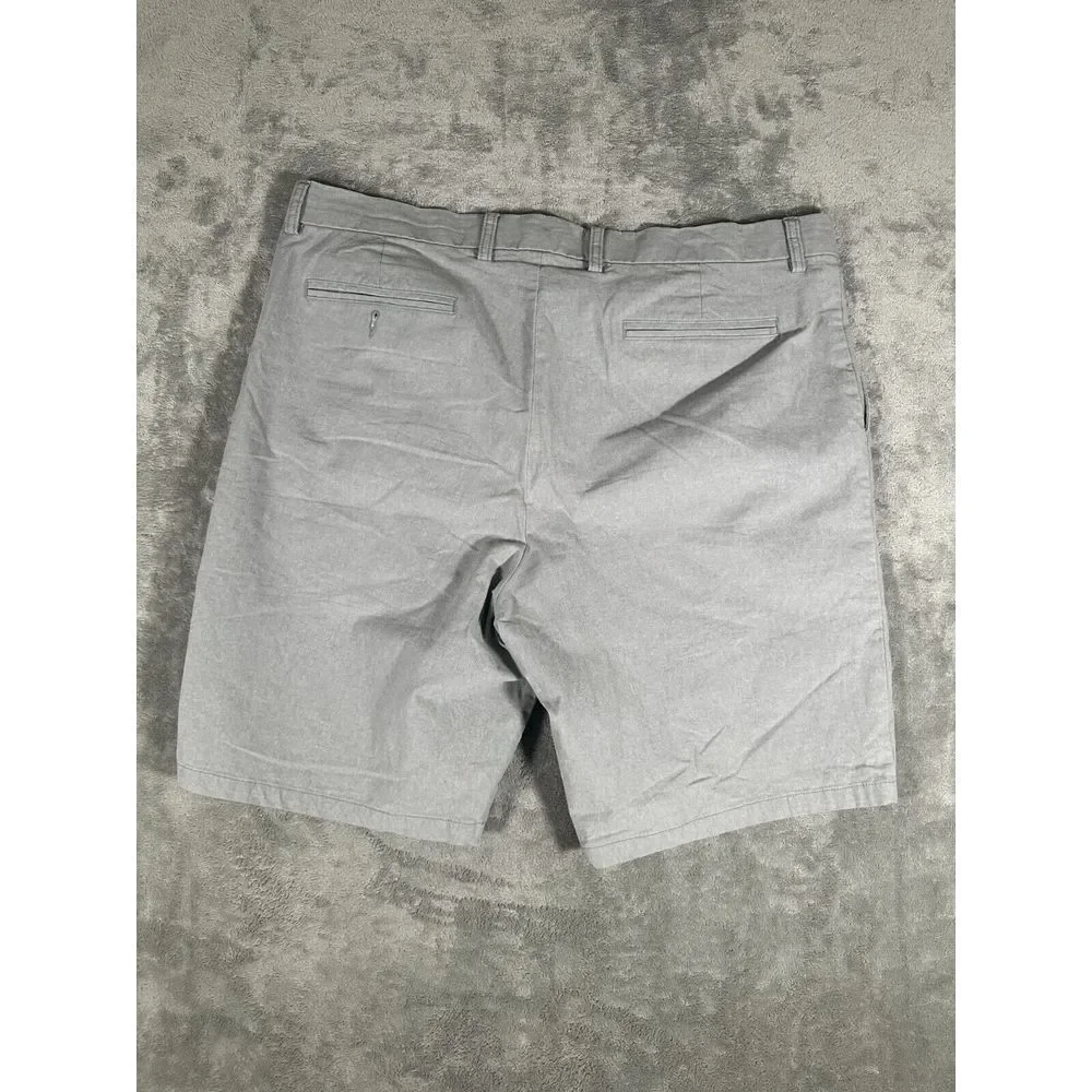 Old Navy Shorts Mens 40 Ultimate Slim Built‎ In Flex Gray Flat Front Cotton